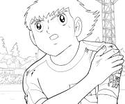 Coloriage Olive et Tom champions de foot