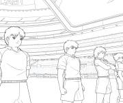 Coloriage Olive et Tom, dessin anim&eacute; revisit&eacute;