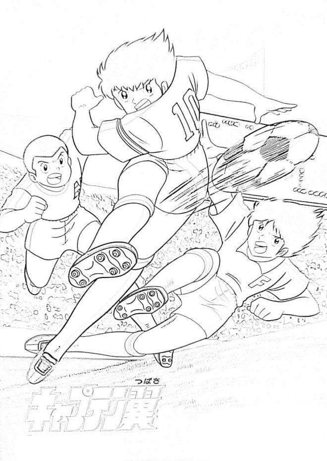 Coloriage Olive et Tom match pour enfants dessin gratuit à imprimer