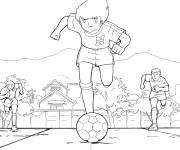 Coloriage Olivier Atton et les d&eacute;fenseurs ne parviennent pas &agrave; le rattraper