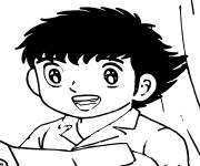 Coloriage Olivier Atton lit la lettre