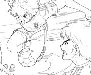 Coloriage Olivier Atton surpasse ses adversaires
