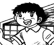 Coloriage Olivier Atton te saluant