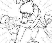 Coloriage Olivier et le tir trop fort