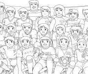 Coloriage Tous les personnages d'Olive et Tom