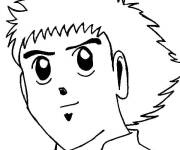 Coloriage et dessins gratuit Visage d'Olivier Atton facile à imprimer