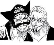 Coloriage Gol D.Roger One piece Manga