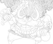 Coloriage  Kaido puissant