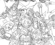 Coloriage et dessins gratuit L'équipe One Piece à imprimer