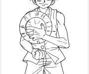 Coloriage et dessins gratuit  Luffy Simple à imprimer