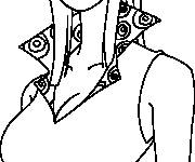 Coloriage One Piece Nico Robin Stylis&eacute;e