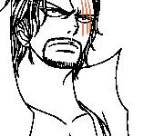 Coloriage One Piece Shanks
