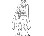Coloriage One Piece Shanks le roux