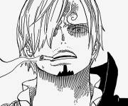 Coloriage One Piece Vinsmoke Sanji