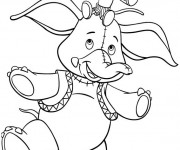Coloriage et dessins gratuit Dumbo simple à imprimer