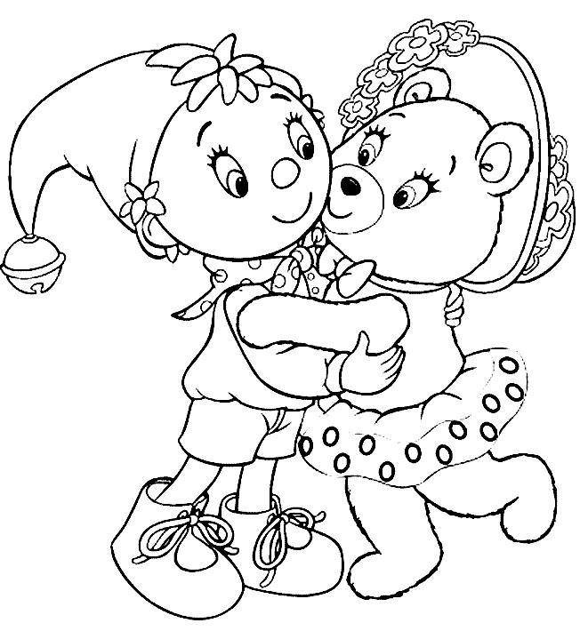 Coloriage Oui Oui en ligne gratuit dessin gratuit à imprimer