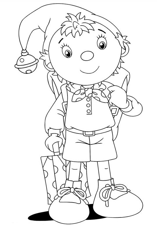 Coloriage Oui Oui facile dessin gratuit à imprimer