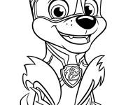 Coloriage Chase de Pat Patrouille Super patrouille