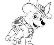Coloriage Chiot Eco de Pat patrouille La Super Patrouille
