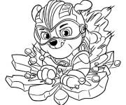 Coloriage Chiot fortress du film  Paw Patrol La Super Patrouille