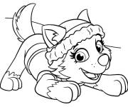Coloriage Chiot Skye en s'amusant