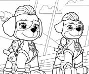 Coloriage Film des chiots puissants Mighty Pups Super Paws