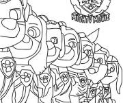 Coloriage Film Pat patrouille Super patrouille des mighty pups en ligne