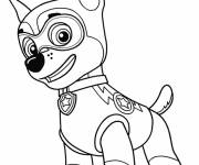 Coloriage Le chiot le plus rapide de Pat Patrouille La Super Patrouille