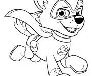 Coloriage Le super chiot le plus intelligent du Squad