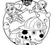Coloriage Les supers chiots de Pat patrouille Super patrouille
