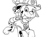 Coloriage et dessins gratuit Marcus agit comme pompier à imprimer