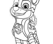 Coloriage Mighty Pups Chase