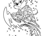 Coloriage Mighty Pups Everest Super Pat Patrouille