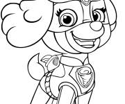 Coloriage Mighty Pups stella cartoon