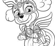 Coloriage Mighty Pups Stella de Pat Patrouille