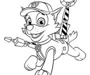 Coloriage Rocky super chiot de bande anim&eacute;