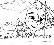 Coloriage Stella super chiot sc&egrave;ne du film pour enfants