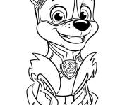 Coloriage Super chiot Rocky plein de confiance
