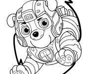 Coloriage Super Patrouille Ruben Bulldog