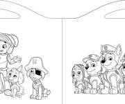 Coloriage Tous les mega chiots en un seul dessin