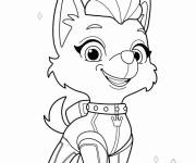 Coloriage Chiot mignonne de Pal Patrouille