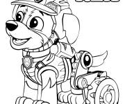 Coloriage Chiot Rex de Pat Patrouille