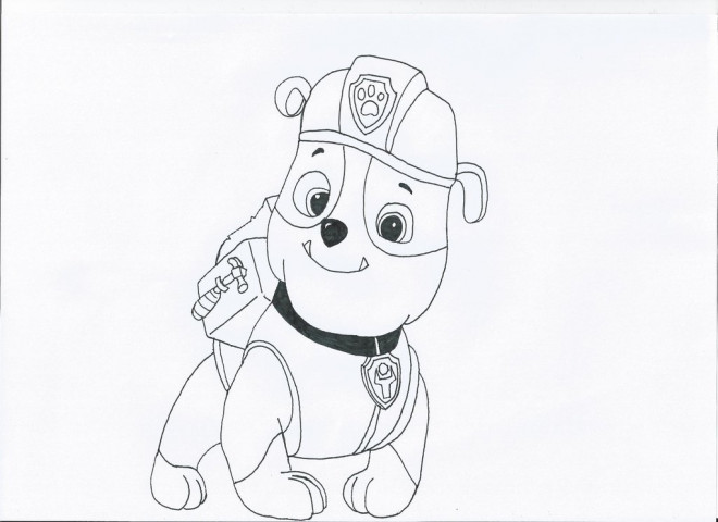 Coloriage Pat Patrouille gratuit à imprimer liste 40 à 60