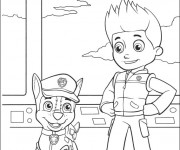 Coloriage Pat Patrouille gratuit à imprimer
