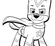 Coloriage Super héros chiot Chase