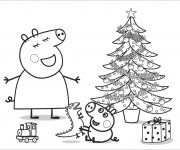 Coloriage et dessins gratuit Peppa Pig 13 à imprimer