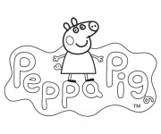 Coloriage et dessins gratuit Peppa Pig 21 à imprimer