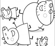 Coloriage Peppa Pig 22