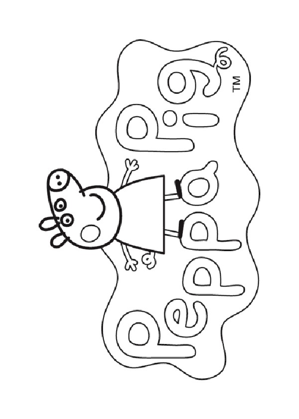 Coloriage Peppa Pig 36 dessin gratuit à imprimer peppa pig 36 6639
