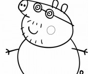 Coloriage Peppa Pig 40